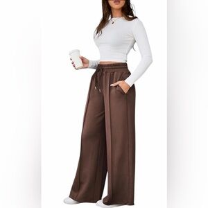 NWOT✨Women’s High Waisted Baggy Drawstring Sweatpants Casual Wide Leg Size XXL